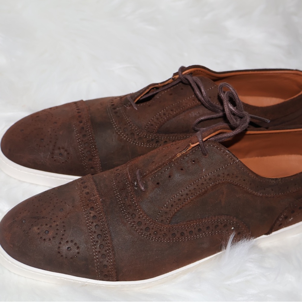 Men's Brown Leather Dress Shoes